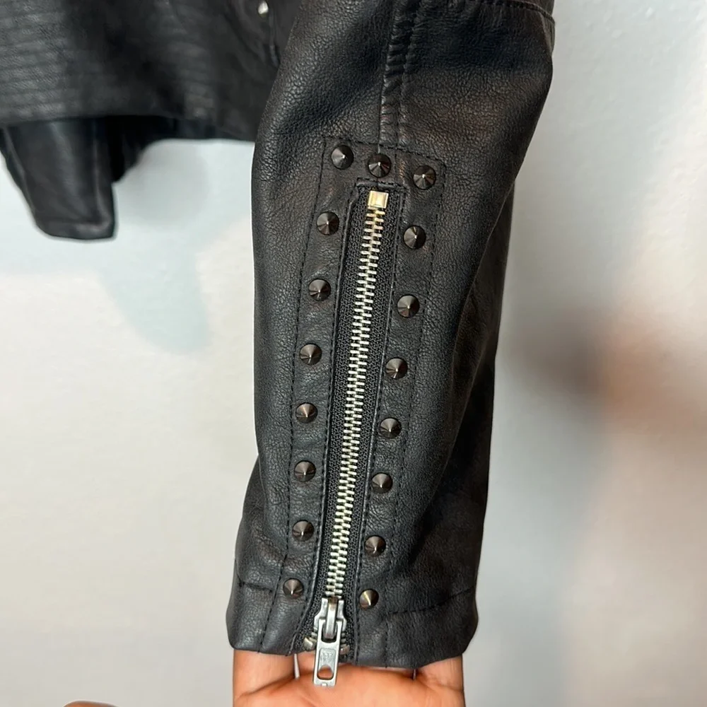 William Rast Faux Leather Jacket - w/Justin Timberlake & Trace Ayala sz XXL